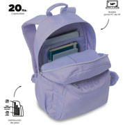 Foto de Mochila Juvenil Totto Ecole Solid Morado 