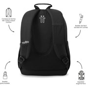 Foto de Mochila Juvenil Totto Ecole Solid Negro 