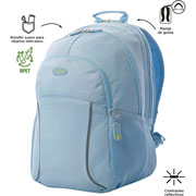 Foto de Mochila Juvenil Totto Ma04 Cambri Porta Laptop Azul Claro 