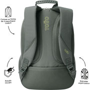 Foto de Mochila Juvenil Totto Ma04 Cambri Porta Laptop Gris Oxford 