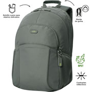 Foto de Mochila Juvenil Totto Ma04 Cambri Porta Laptop Gris Oxford 