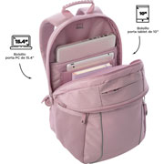 Foto de Mochila Juvenil Totto Ma04 Cambri Porta Laptop Lila 