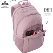Foto de Mochila Juvenil Totto Ma04 Cambri Porta Laptop Lila 