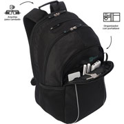 Foto de Mochila Juvenil Totto Ma04 Cambri Porta Laptop Negro 