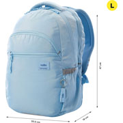 Foto de Mochila Juvenil Totto Ma04 Indo Porta Laptop Azul Claro 