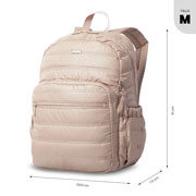 Foto de Mochila Juvenil Totto Moxi M Beige/metalico 