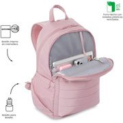 Foto de Mochila Juvenil Totto Plaine 2.0 Rosa 