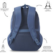 Foto de Mochila Juvenil Totto Tracer 4 2.0 Azul 