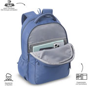 Foto de Mochila Juvenil Totto Tracer 4 2.0 Azul 