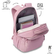 Foto de Mochila Juvenil Totto Tracer 4 2.0 Morado 