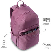 Foto de Mochila Juvenil Totto Trik L 2.0 Rosado 