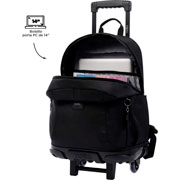 Foto de Mochila juvenil Totto Trik N01 con ruedas negro 
