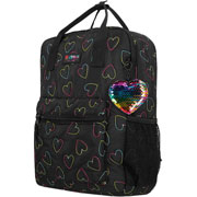 Foto de Mochila Juvenil Xtrem Leia 5Xt Negro Corazon 