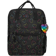 Foto de Mochila Juvenil Xtrem Leia 5Xt Negro Corazon 