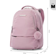 Foto de Mochila Laptop Totto Adelaide Rosa 