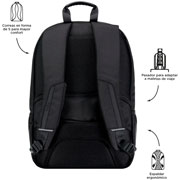 Foto de Mochila Laptop Totto Berton Negro 