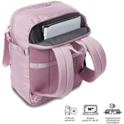 Foto de Mochila Laptop Totto Crew Rosa 