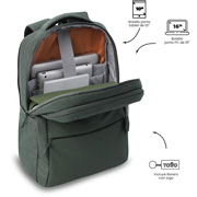 Foto de Mochila Laptop Totto Dallas Verde 