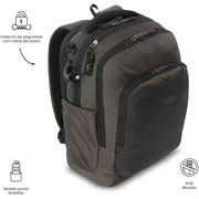 Foto de Mochila Laptop Totto Gtx L Caf 