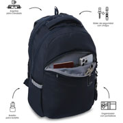Foto de Mochila Laptop Totto Indo Azul 