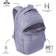 Foto de Mochila Laptop Totto Indo Morado 