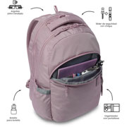 Foto de Mochila Laptop Totto Indo Rosa 