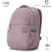 Foto de Mochila Laptop Totto Indo Rosa 