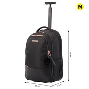 Foto de Mochila Laptop Totto Rue Trolley 22L Negro 