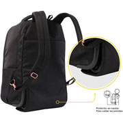 Foto de Mochila Laptop Totto Rue Trolley 22L Negro 