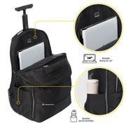 Foto de Mochila Laptop Totto Rue Trolley Negro 