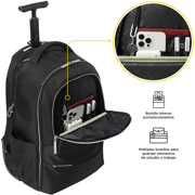 Foto de Mochila Laptop Totto Rue Trolley Negro 