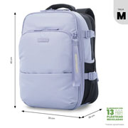Foto de Mochila Laptop Totto Trip Morado/Negro 