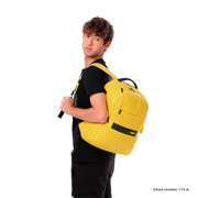 Foto de Mochila Laptop Totto Wivetto Amarillo 