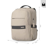 Foto de Mochila Laptop Totto Wivetto Beige/Negro 