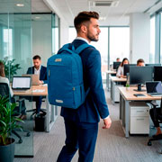 Foto de Mochila Para Laptop American Bags A5015 Azul 