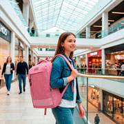 Foto de Mochila Para Laptop American Bags A5018 Rosa 