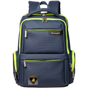 Foto de Mochila Para Laptop American Bags Lamborghini L6013 Azul/Amarillo 