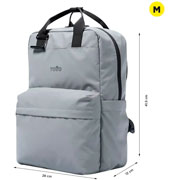 Foto de Mochila Totto Billy 14 " gris 