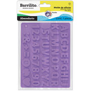 Foto de Molde Flexible De Silicon Barrilito Letras 