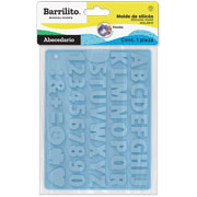 Foto de Molde Flexible De Silicon Barrilito Letras 