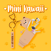 Foto de Monedero Legami Oso Mini Kawaii con Llavero MKAW0002 