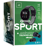Foto de Monitor de actividad Kronos Sport + Tws pulse kit negro
