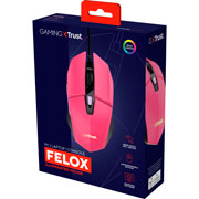 Foto de Mouse Gamer Trust Felox Rosa 25068 
