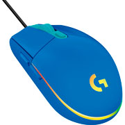 Foto de Mouse gamer Logitech G203 Lightsync azul 