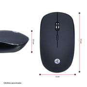 Foto de Mouse Techzone tzmouina01 rubber negro 