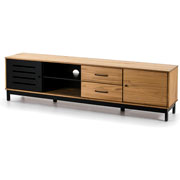Foto de Mueble para Tv Alterego alessia panucci 13141 madera/negro 