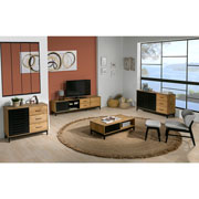Foto de Mueble para Tv Alterego alessia panucci 13141 madera/negro 
