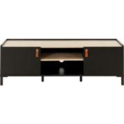 Foto de Mueble para tv Alterego Amsterdam Peter negro/roble 