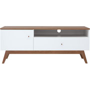 Foto de Mueble para Tv Alterego Heda Erikson blanco/nogal 
