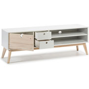Foto de Mueble para Tv Alterego Kiara Aquila blanco/madera 